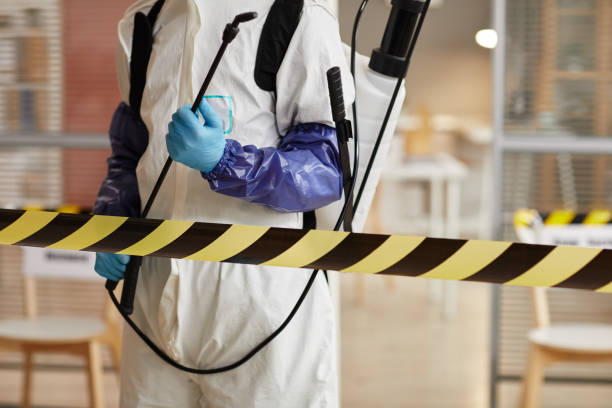 Professional Biohazard Cleanup technician working in Litchfield, IL